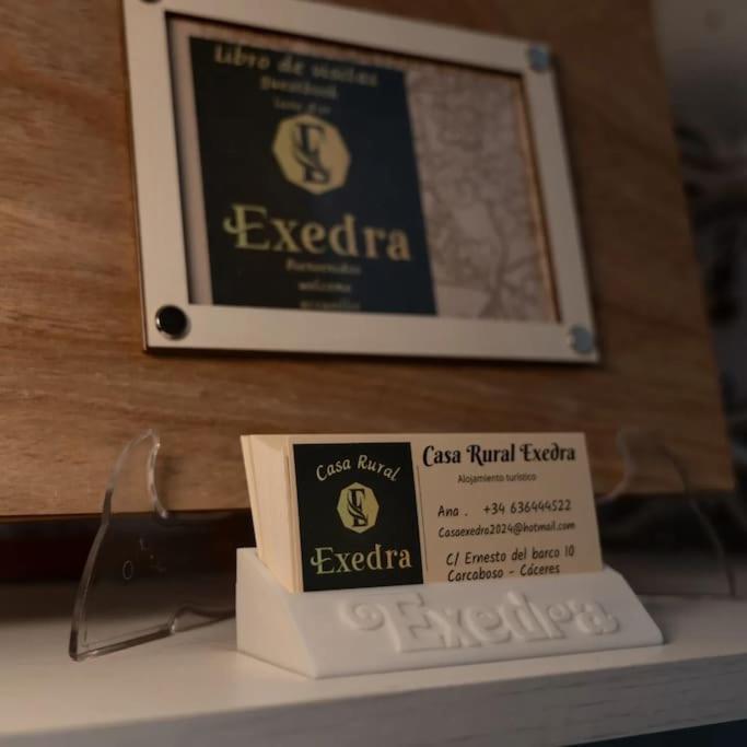 Casa Rural Exedra 3 Estrellas Carcaboso Eksteriør billede